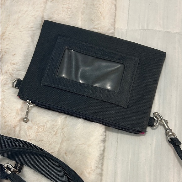 Baggallini Big Zipper Dark Gray Crossbody Bag with Removable Wristlet - Picture 4 of 9